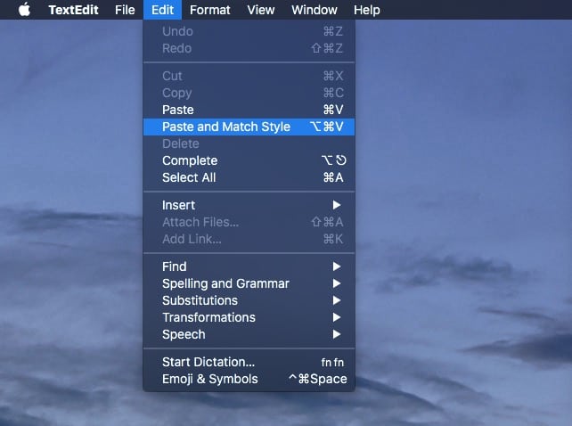 copy and paste formatting in word for mac
