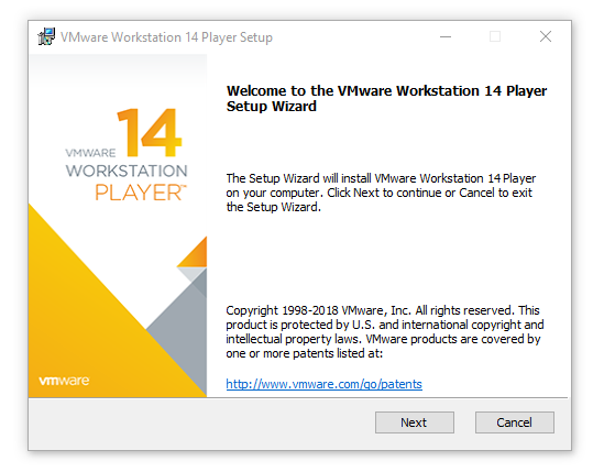 vmware workstation 14 player download for mac